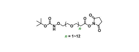 t-Boc-Aminooxy-PEGn-NHS ester